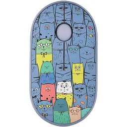 Комп'ютерна миша 2E MF300 PETS:CATS Silent WL BT синій teh0014098