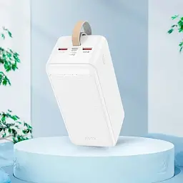 Портативна батарея Power Bank Hoco J111D Smart Charge PD30W 50000mAh White - мініатюра 5