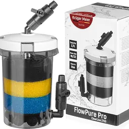 Зовнішній префільтр для акваріума Kruger Meier FlowPure Pro 2700 (16/22 мм) - 2.7 л - мініатюра 11