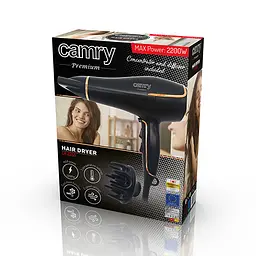Фен сушарка для волосся Camry CR 2255 з дифузором потужність 2200W - мініатюра 4