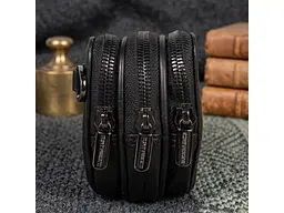 Чоловічий клатч із натуральної шкіри Newcontatto 6168 nero чорний 20×10×6 см TONY PEROTTI sum0029084 - мініатюра 2
