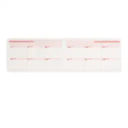 Ділова записна книжка-тижневик Leo Planner м'яка датована 2027 Binario 252739 128 аркушів 10х17 см бордова - мініатюра 9