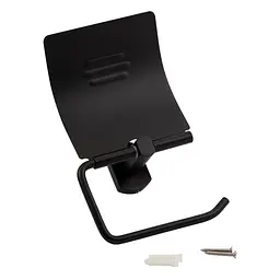 Тримач для туалетного паперу Qtap Liberty BLM 1151 Чорний матовий - мініатюра 4