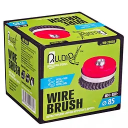 Щітка торцева Alloid Building Tools WB-2085U з пучками крученого дроту посилена 85 мм (WB-2085U) - мініатюра 3