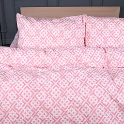 Підковдра MirSon Ranforce Elite Abstract Pink 200х220 см (2200013166870)