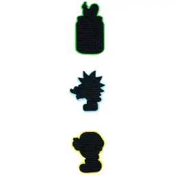 Набір бейджів на липучці Kite Rick and Morty RM24-3012 3 шт. - мініатюра 3