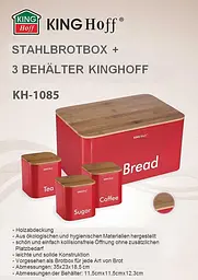 Хлебница KingHoff KH-1085 - мініатюра 4