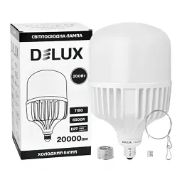Лампочка Delux T180 200 Вт Е27/E40 6500K 230В (90023333) - мініатюра 3