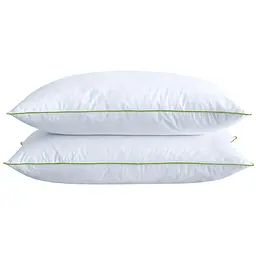 Подушка пух Cosas Snow антиалергенна 70x70 см 2 шт. білий (Set_2Pillow_70x70_Fluff_KGreen) - мініатюра 4