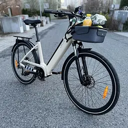Електровелосипед OKAI EB10 28 дюймів потужністю 250 (500) W Beige - мініатюра 6