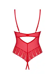 Боді Obsessive Ingridia XL/2XL червоний - мініатюра 6