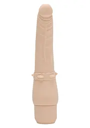 Вібратор Get Real Classic Smooth Vibrator Класичний силіконовий, 20,5 см тілесний - мініатюра 2