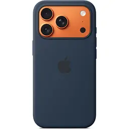 Чохол Silicone Case with Button, Animation, MagSafe для Apple iPhone 17 Pro Midnight ААА [149943] - мініатюра 2