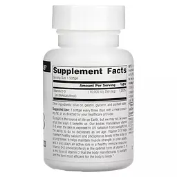 Вітаміни та мінерали Source Naturals Vitamin D3 10000 IU 60 капсул - мініатюра 2