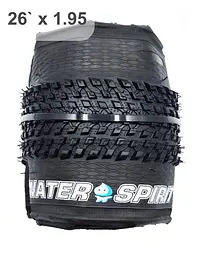 Покришка складна велосипедна Kenda Water Spirit K1162 26х1.95 шипована корд 60 TPI (G0001330) - мініатюра 3
