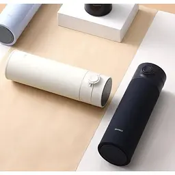 Термос Quange Stainless vacuum cup with Display BW401 темно синий - мініатюра 3