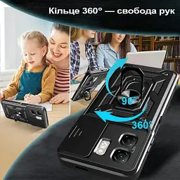 Чохол до мобільного телефона BeCover Military Infinix Smart 9 (X6532) Black (713049) - мініатюра 4