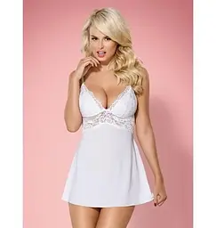 Еротичний комплект Obsessive 810 L/XL білий - мініатюра 3