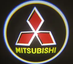 Картридж-вставка логотипу Mitsubishi №125 на двері Червоний 1 шт.