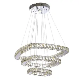 Люстра підвісна Brille кришталева LED 60W NW CH (BR-970S/3)
