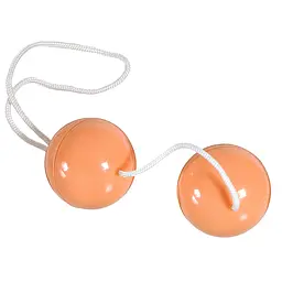 Вагінальні кульки SuperSoft Orgasmus Balls, 3.5 см, бежевий - мініатюра 2