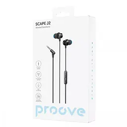 Навушники Proove Scape J2 (3.5mm) black (WESJ20000801) - мініатюра 2