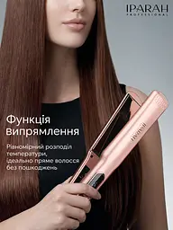 Плойка для волосся IPARAH PROFESSIONAL STRAIGHTENER Плойка для локонів, Стайлер для волосся, Утюжок для вирівнювання волосся з температурним контролем 140-230°C 50 Вт Pink - мініатюра 7