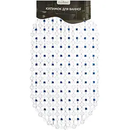 Килимок для ванної Eco Fabric Крапка 63х34 см синій (6334-001) - мініатюра 3