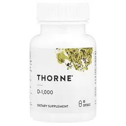 Витамин D D-1,000 90 капсул Thorne vit0006398