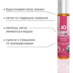 Змазка на водній основі System JO Naturalove Strawberry (30 мл) - мініатюра 3