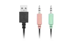 Колонки 2.0 REAL-EL S-90 Black, 2 x 3 Вт, пластиковий корпус, живлення от USB, керування спереду - мініатюра 5