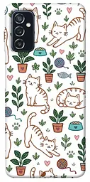 TPU чохол Demsky Cats pattern для Samsung Galaxy M52