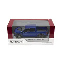 Металевий інерційний пікап Ford F-150 Raptor 5", відкриваються двері (В асортименті) - мініатюра 2