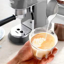 Кавоварка ріжкова Delonghi Dedica Arte EC 885 GY (EC885.GY) [78279] - мініатюра 4