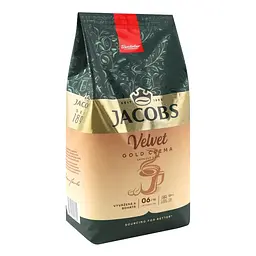 Кава в зернах Jacobs Velvet Gold Crema 1000 г - мініатюра 3