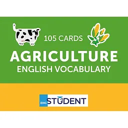 Карточки для изучения English Student Agriculture English Vocabulary