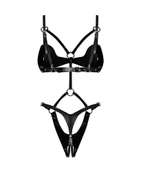 Боді Obsessive Dame Controle, S/M/L (чорний) - мініатюра 8