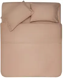 Простирадло на резинці Mix&Match 180x200+30см 100% бавовна сатин бежевий ARDESTO pbe0050573