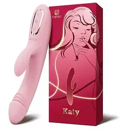 Вібратор-кролик з підігрівом KisToy Katy - мініатюра 3