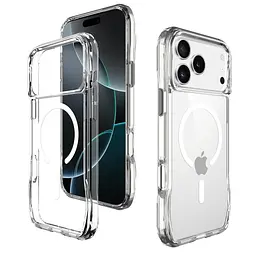 Чохол Epik TPU Space Octagon with MagSafe для Apple iPhone 17 Pro Max (6.9) Clear - мініатюра 4
