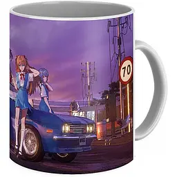 Кухоль GeekLand Evangelion Євангеліон neon EV 02.12 330 мл білий - мініатюра 2