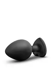 Анальна пробка з каменем BlushTEMPTASIA Bling Plug Medium Black - мініатюра 3