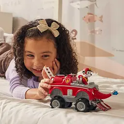 Великий рятувальний автомобіль-трансформер Spin Master PAW Patrol Джунглі Щенячий патруль з водієм Маршал (SM17776/0600) - мініатюра 8