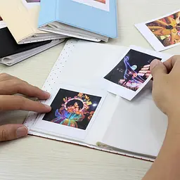 Фотоальбом для Fujifilm Instax Square SQ1, SQ6, SQ40, SQ20, SQ10, SP3, SQ Link на 64 фото, блакитний  - мініатюра 5