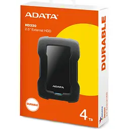 Зовнішній жорсткий диск Adata DashDrive Durable HD330 4TB Black [AHD330-4TU31-CBK] [118134] - мініатюра 6