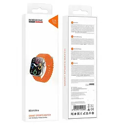 Смарт-годинник Borofone BD14 Ultra Smart sports watch (call version) Titanium gold - мініатюра 2