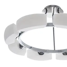 Люстра стельова Brille галогенна G9 40W CH (BR-01 329C/8) - мініатюра 2