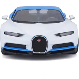 Автомодель Maisto Bugatti Chiron біло-блакитний - тюнін, 1:24 (32509 white/blue) - мініатюра 8