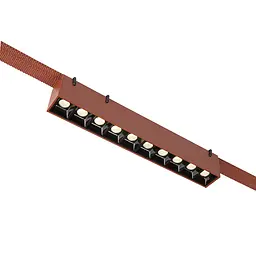Трековий світильник LED Levistella 78010-BL02 ORG, 10W, 4000K, терракотовий, для текстильної трекової системи - мініатюра 2