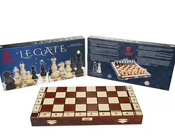 Шахи дерев'яні Wegiel "Посол" (Legate) W3160 - мініатюра 2